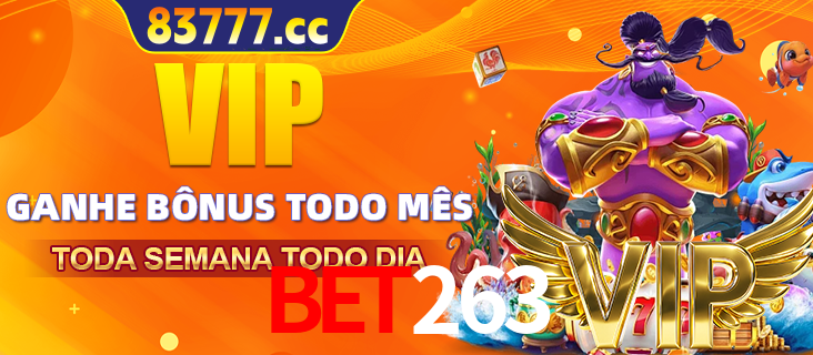 Banner promocional do bet263 oferecendo 100% de recompensas adicionais contínuas para quem fizer o login diário (Daily sign-in), com um mascote de coelho.
